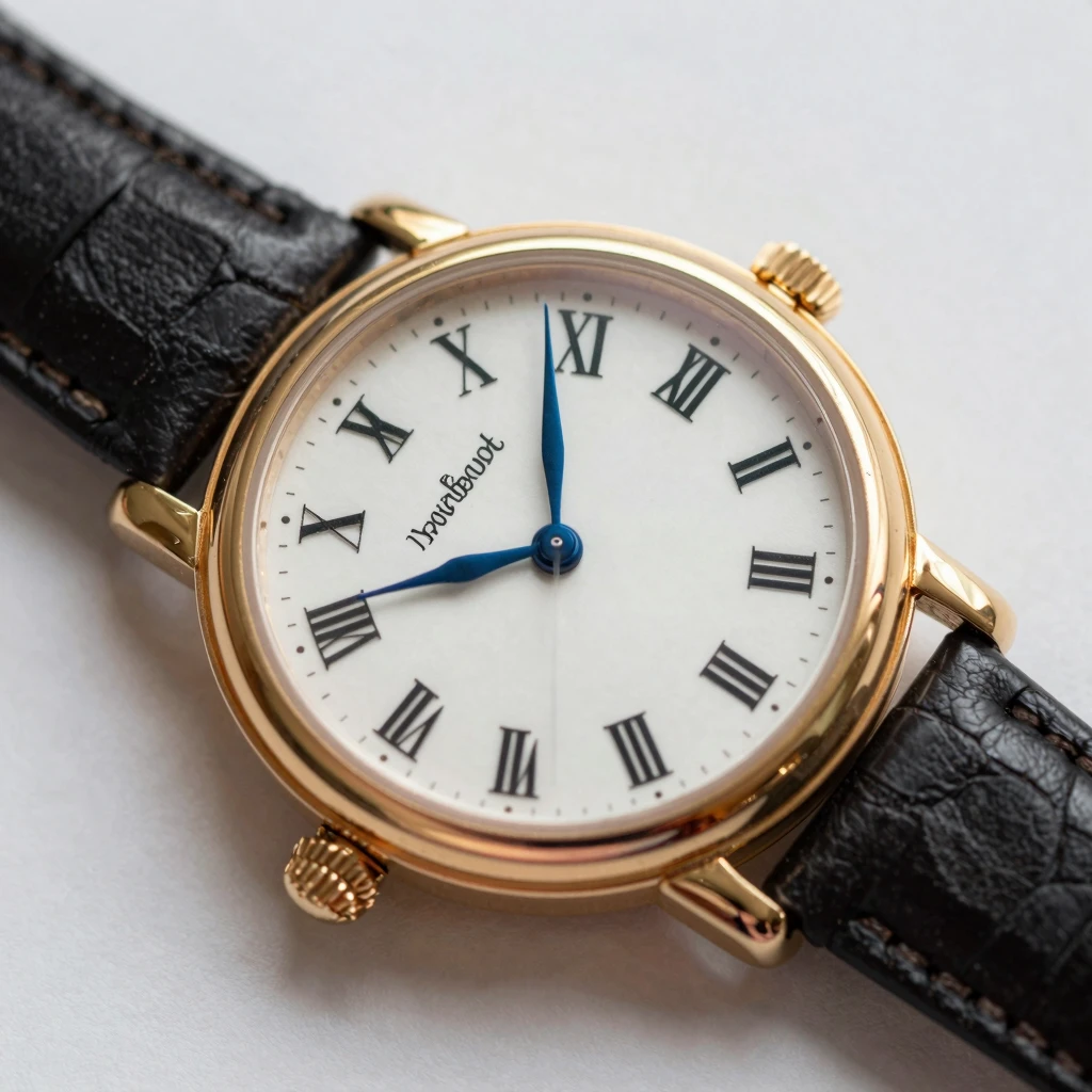 ساعة أنيقة كلاسيكية